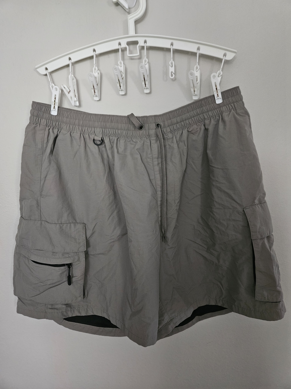 Nike Men's Gray Cargo Swim Shorts